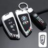 Zinc Alloy Silica Gel Car Key Case Full Cover for BMW X1 X3 X4 X5 F15 X6 F16 G30 7 Series G11 F48 F39 520 525 f30 118i 218i 320i TE8