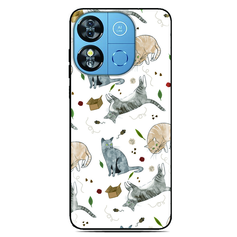 

Cat Anime DIY Phone Case For Xiaomi Poco C85 C85x C40 M7 C71 Redmi 15C A7 A5 4G 11A 13C 12C Note 15 11 12 Pro 5G Back Cover Redmi 13C 4G