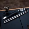 Titaniums Folding Chopsticks with Easy Storage Design High Hardness Materials Suitable for Long Service Use In Hiking