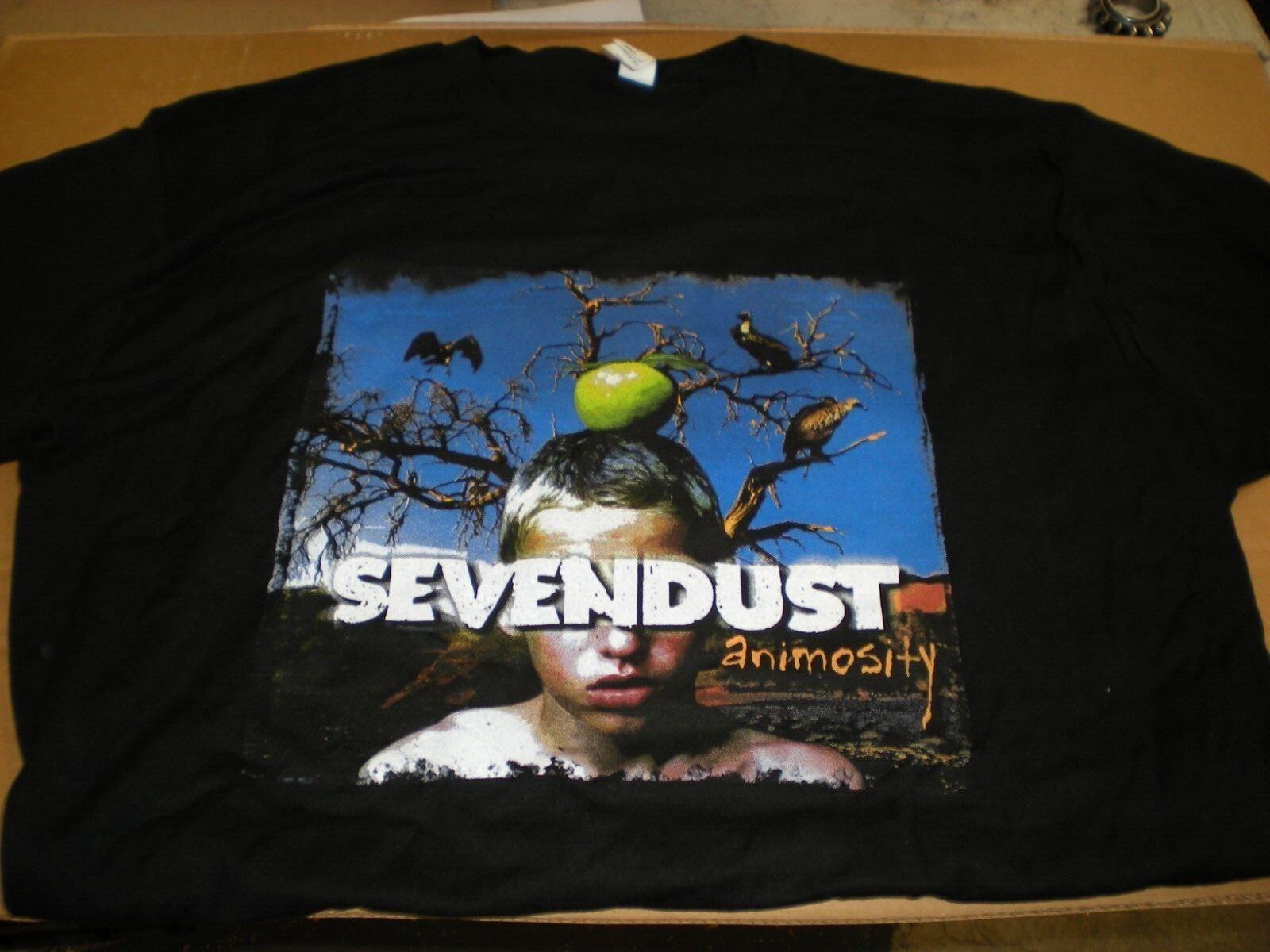 Rare SEVENDUST ANIMOSITY TOUR 2022 T-Shirt NI024 FREE SHIPPING S