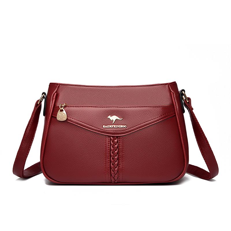 Genuine  Soft Leather Women's Handbag Trend Designer Female Crossbody Bag Fashion Casual Shoulder Messenger Handbags