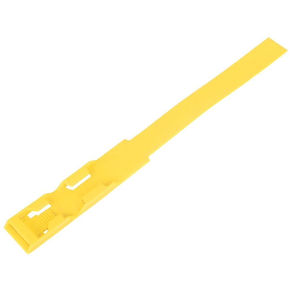 10Pcs Plastic Identification Collars Light Weight Durable Cattle Marking Bands Multiple Colors Farm Supplies Cattle жёлтый