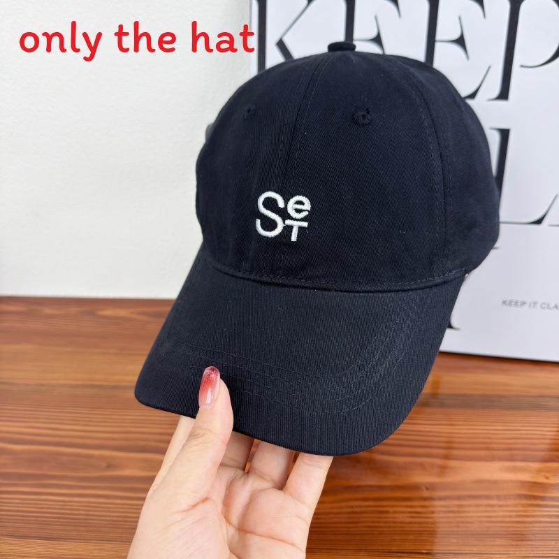 Letter Embroidered Casual Baseball Cap With Adjustable Fit For Unisex Outdoor Wear