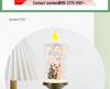Musical Christmas Crystal Candle Light Decoration for Kids' Birthday & Holiday Gifts