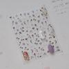 Valentine's Day Nail Art Decorations Stickers Luxury Bronzing Charming Rose Flower Golden Leaf Nail Stickers DIY Manicure Decals