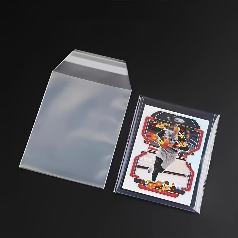 100-Top Load Card Sleeves Super Protective Professional Collector, Acid-Free Transparent Re-Sealable Penny Sleeve for Sports and Game Cards