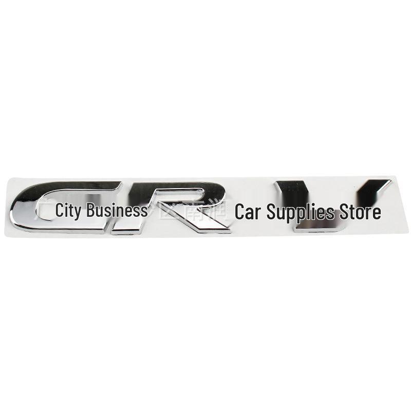Metal Rear Emblem Stickers with English Lettering for 2017-2021 Honda CR-V Models