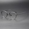 Prescription Titanium Myopia Optical Frame Eyeglasses Titanium Spectacle Mens Women Spectacles Round Glasses