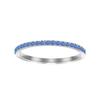 eManco European Zircon Ring: Titanium Steel Women's December Birthstone Rhinestone Finger Ring