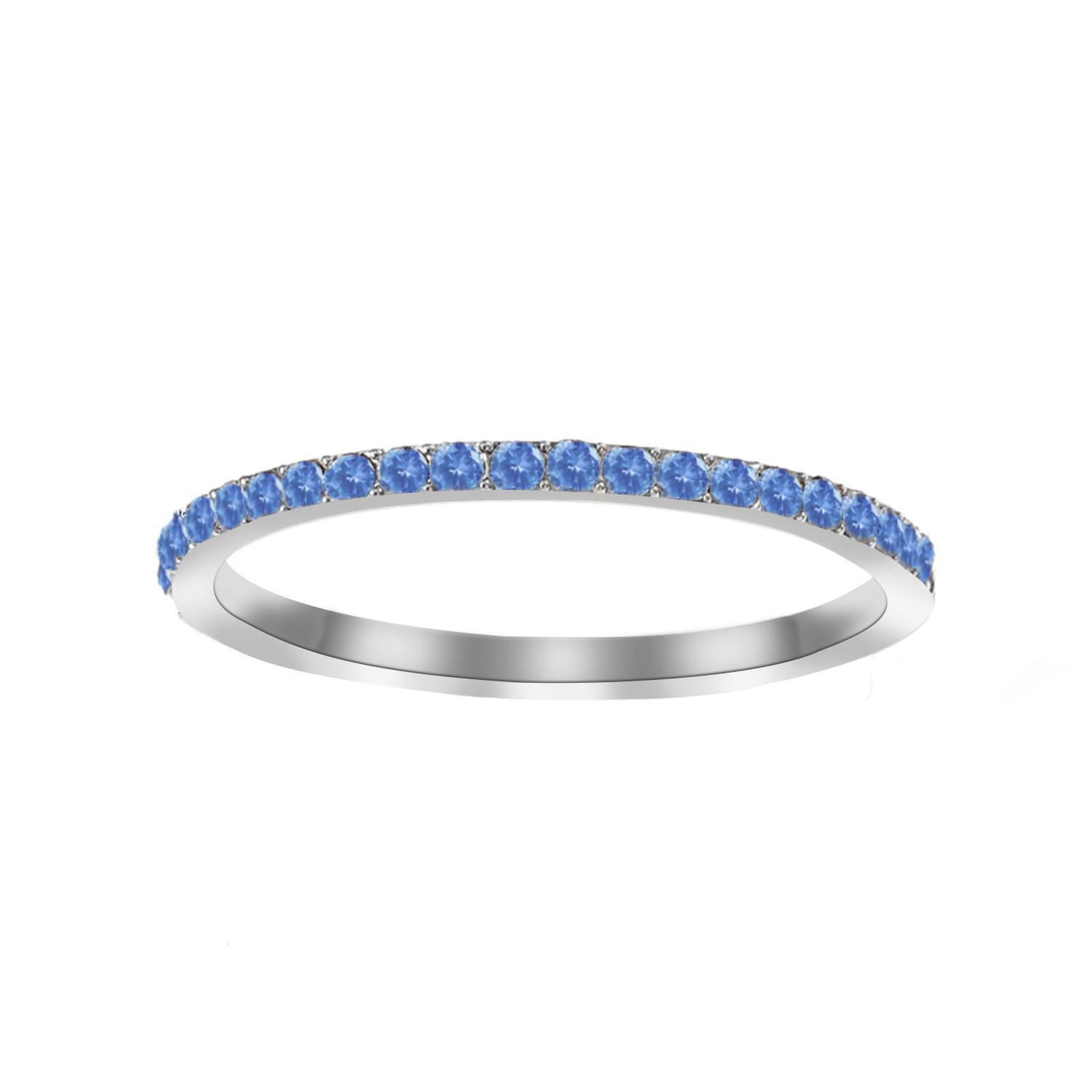 

eManco Seven-Color Birthstone Zircon Stainless Steel Ring 49MM circumference - US5