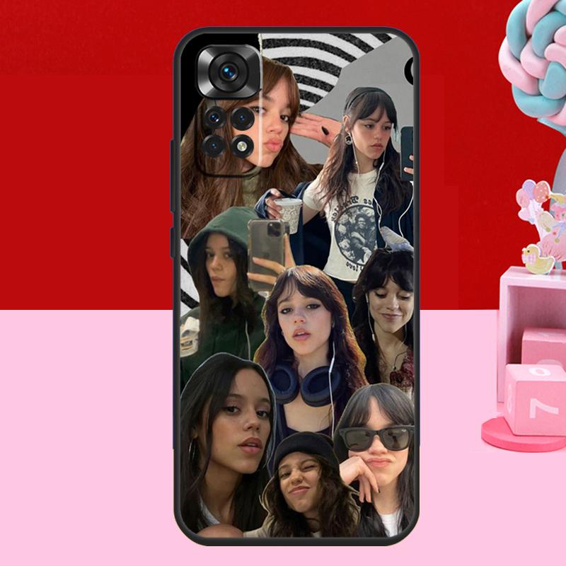 Jenna Ortega Case For Xiaomi Redmi Note 12 Pro Turbo Note 11 9 8 10 Pro 9S 10S 11S 12S 9C 10C 12C Cover