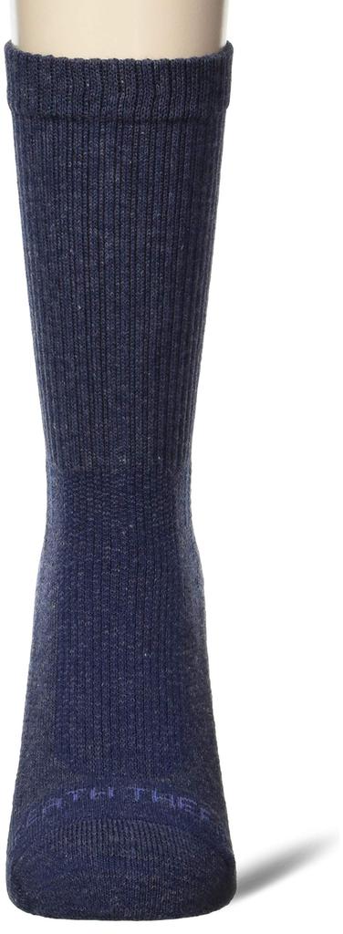 Mizuno Breath Thermo Thin Pile Socks for Outdoor and Go To by Sizes Cm Activities, Moisture-Wicking Heat-Generating, B2JX0710, Women's, Navy,