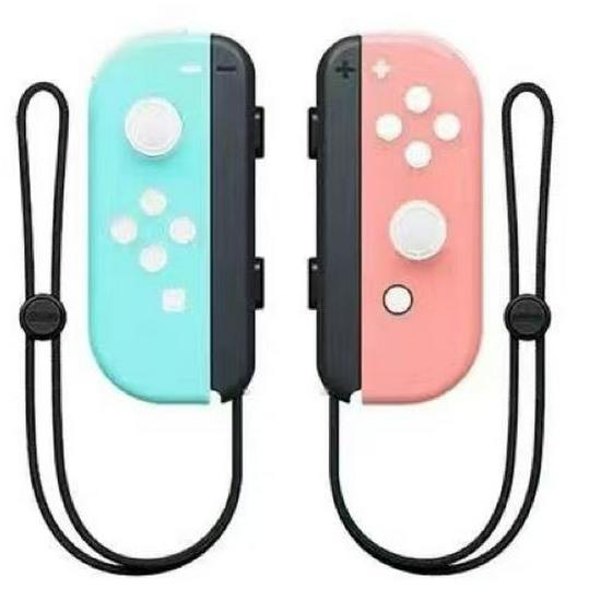 Wireless Bluetooth Joy-Con Controllers with Wake-Up Feature and Wrist Strap, Left and Right Separately for Switch
