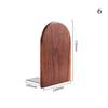 Nature Wooden Bookends Desktop Bookshelf Desk Organizer Office Home Book Accessories Storage Book Holder Wood Book Ends