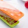 CHAHUA 16-Grid Silicone Ice Cube Tray with Lid