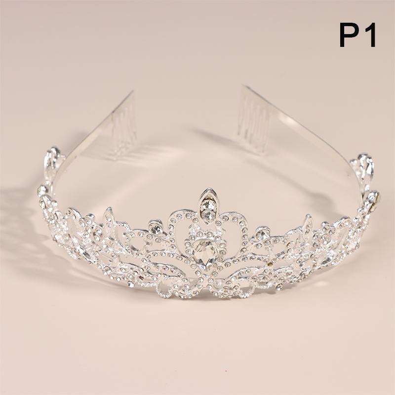 Crowns And Tiaras With Comb Headband For Girl Women Princess Birthday Party Wedding Prom Bridal Christmas Party Gifts