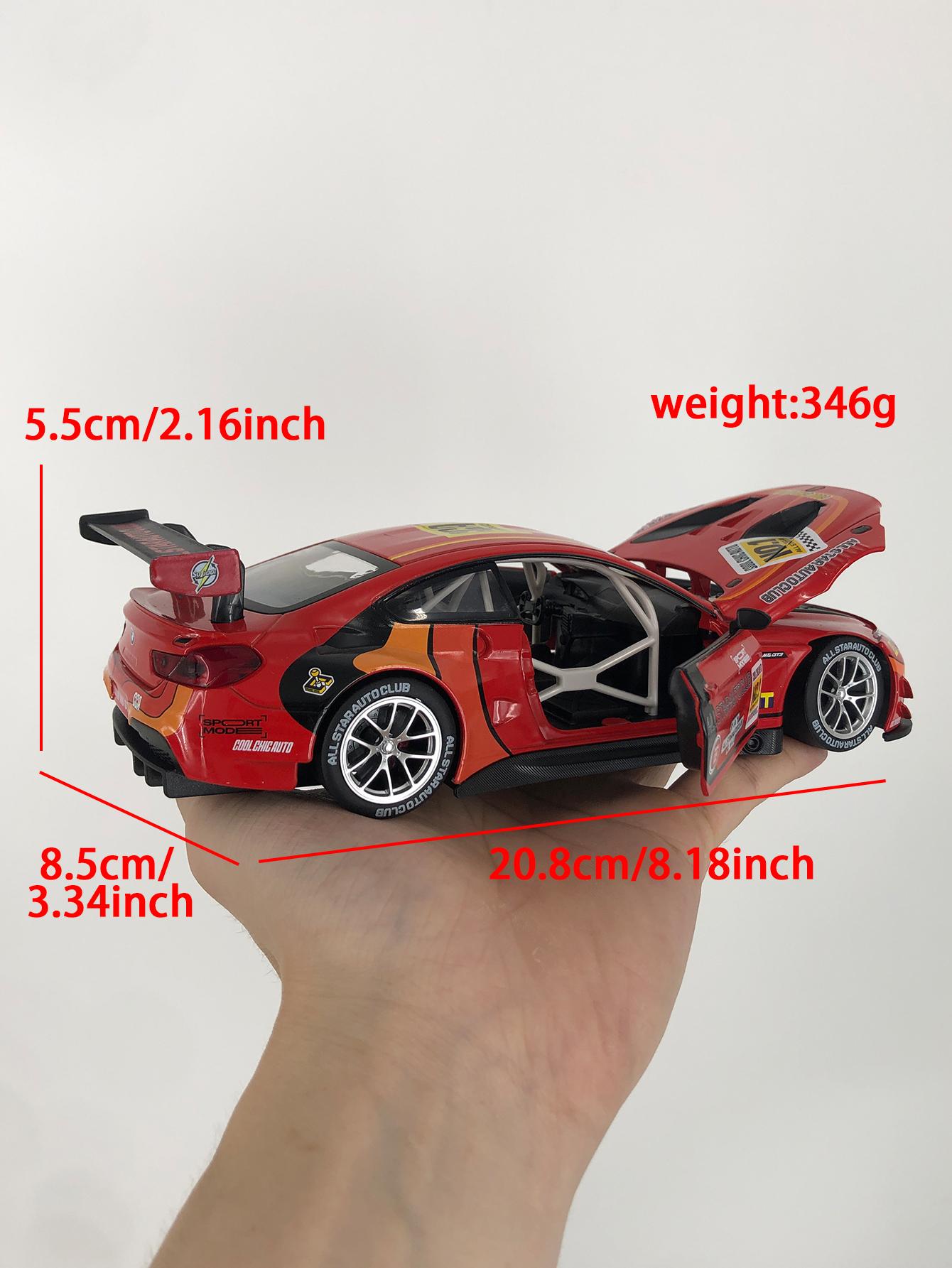 

CCA 1:24 BMW M6 GT3 model car, zinc alloy metal decoration, collectible gift car красный