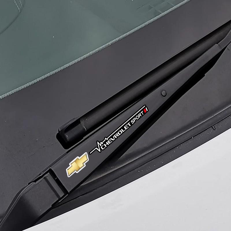 2Pcs Car Stickers Wiper Decoration Decals For Chevrolet Corvette Montana TrailBlazer Silverado Traverse Equinox Bolt Cruze Spark
