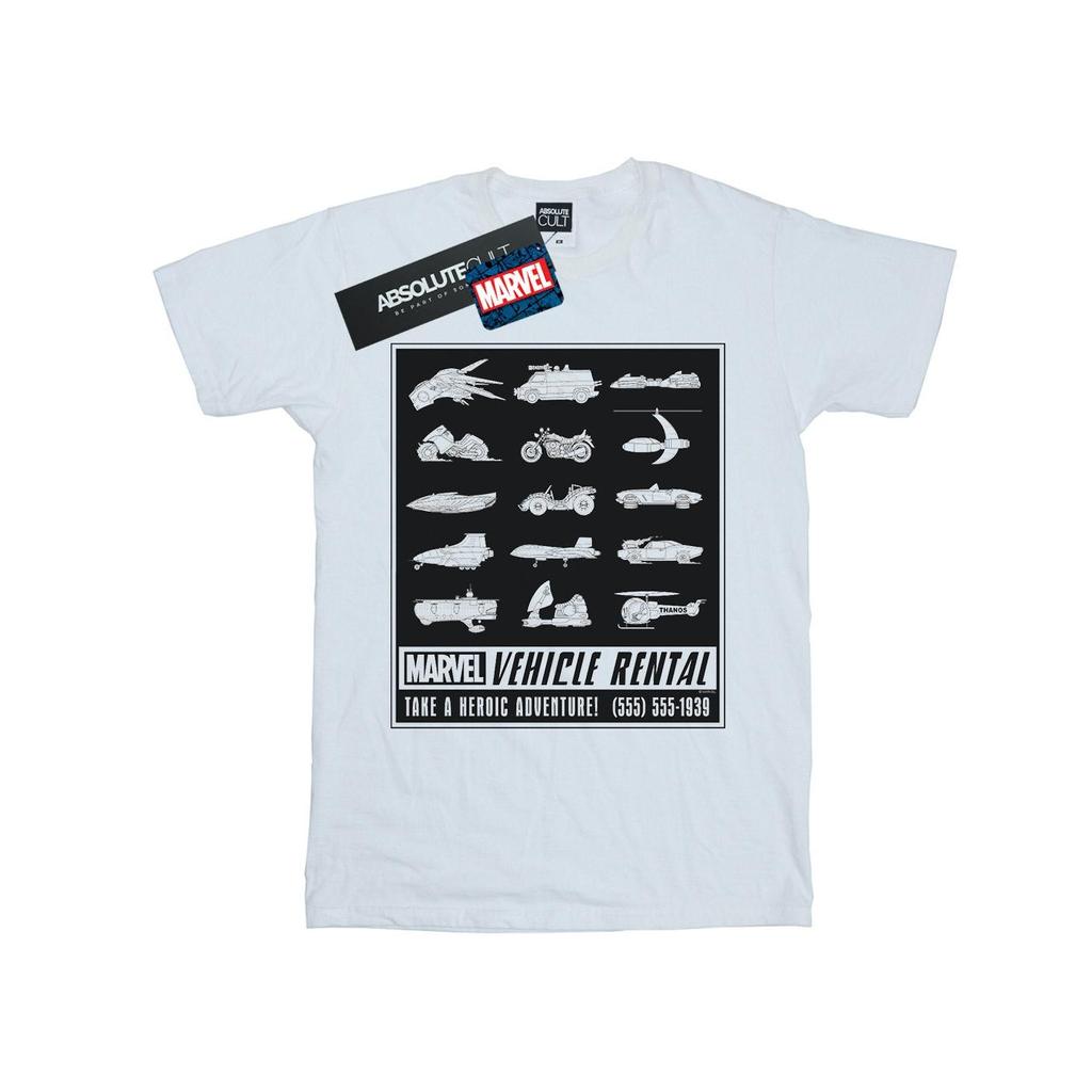 Marvel Womens/Ladies Vehicle Rental Cotton Boyfriend T-Shirt