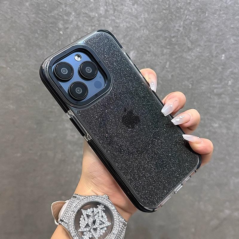 Kreatywny uchwyt z brokatem pasuje do etui na telefon komórkowy IPhone15Pro Apple 16 14ProMax Nowy magnetyczny uchwyt na ssanie 13.