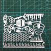 Carbon Steel Cutting Dies Handmade Crafts Projects Art Creation Supplies for Birthday Greeting Message Card