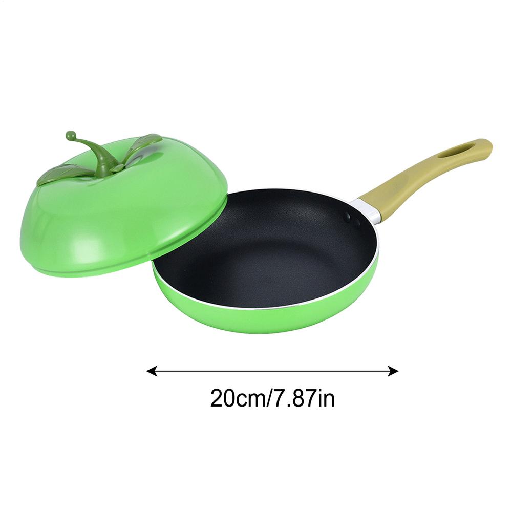 1pcs Non-stick Soup Pot Aluminum Eggplant Tomato Apples Pear Avocado Dessert Saucepan Frying Pan Multi-Use Kitchen Supplies