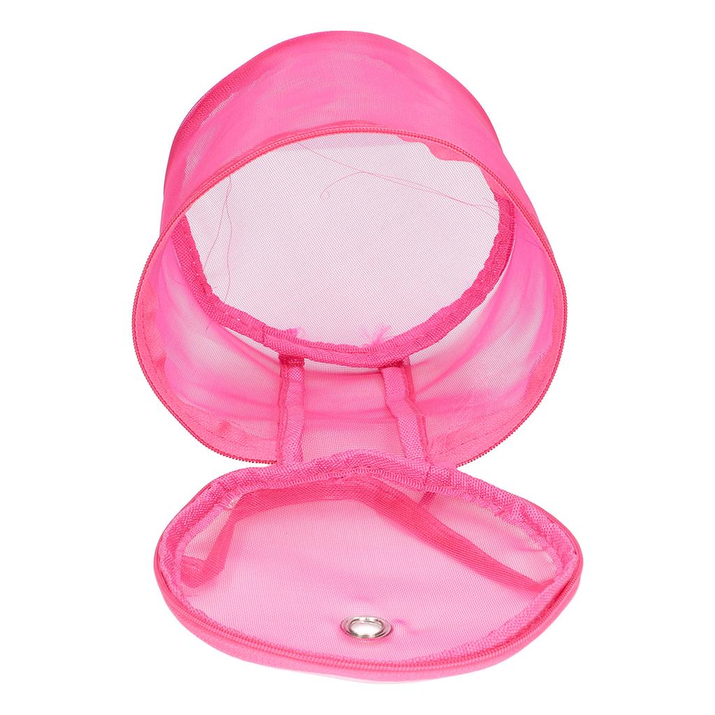 Cesta de Costura Alça Portátil Espaço Amplo Design de Malha Nylon Ampla Aplicação Bolsa de Tricô