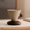 Sharp Bottomed Ceramic Coffee Cup Wooden Dish Espresso Mug Breakfast Cups Water Cup Flower Tea Cups Milk Mug Tea Mugs
