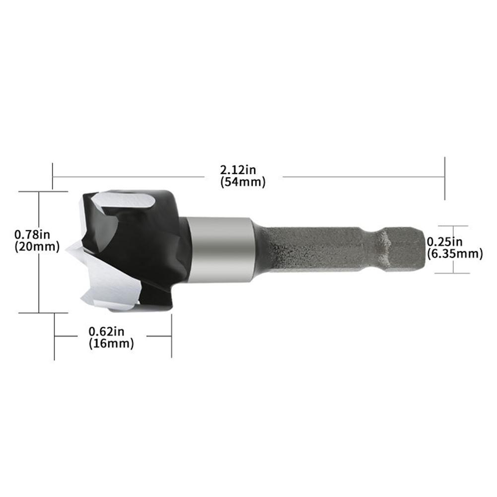 Woodworking Hole Opener Hex Shank Electric Drill Hole Expander Template Drilling Tool Wooden Board Hole Drill Bit Power Tools