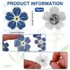 Forget Me Not Pin Badge Memorial Pins Bulk Celebration Of Life Funeral Favors Alzheimer'S Dementia Forget Me Not Flower Lapel Pi