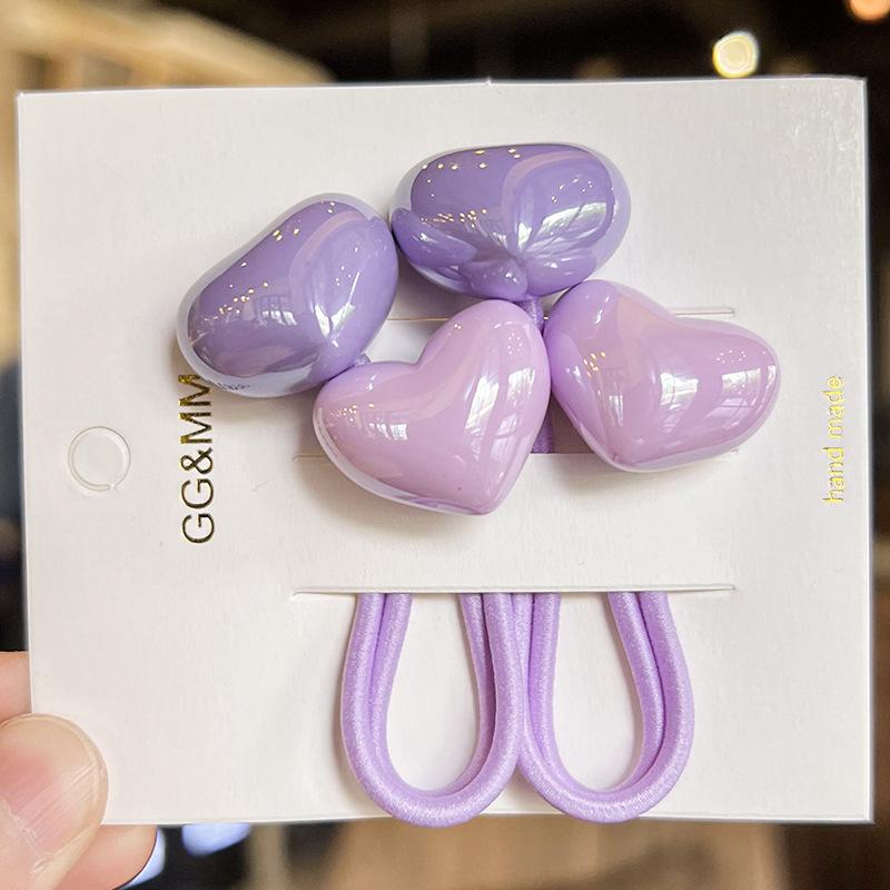 Kristallkaninchen Doppelköpfiges Gummiband Kinderwickel Langes Haarseil Koreanische Version Funkelndes elastisches hochwertiges Kopfseil