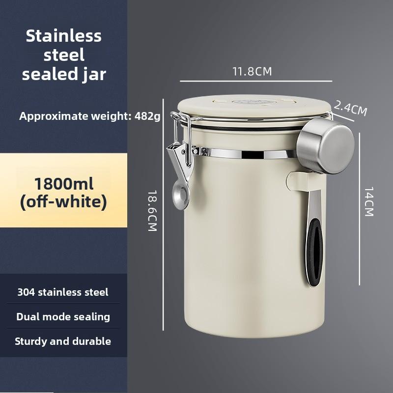 Coffee Bean Storage Container, Coffee Powder Sealed Container, Storage Container, Storage for Coffee Beans