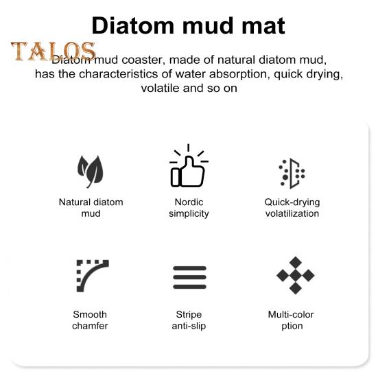 1/2Pcs Quick-Drying Sink Tray Organizer Diatom Mud Mat Eco-Stylish Stone Counter Sponge Holder Bathroom Kitchen Soap Brush Dispenser Rack