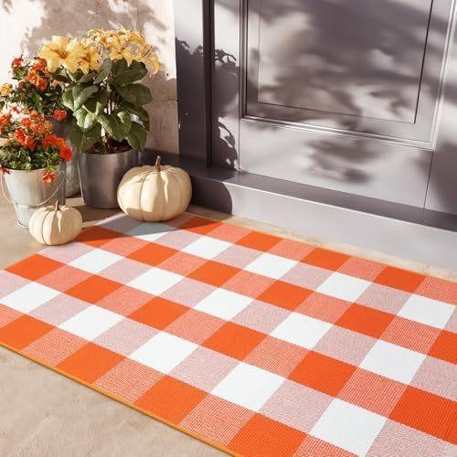 Christmas Door Mat Red Christmas Tree Bell Entrance Mats Soft Bathroom Carpet Kitchen and Household Floor Fug Holiday Decoration