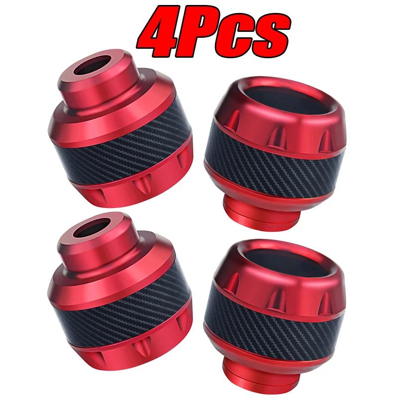 2/4Pcs Aluminum Alloy Motorcycle Crash Protector Scooter Wheel Front Fork Frame Falling Protection Pads Sliders Moto Exterior