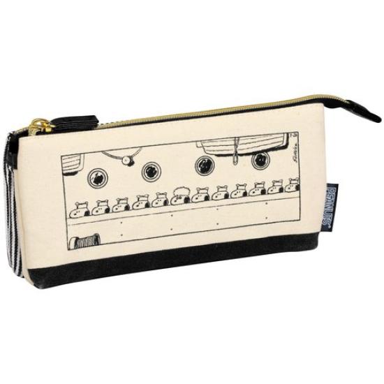 Crux Snoopy Pair Pocket Pencil Case 14193 Ship