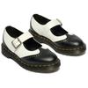 Dr. Martens Originals Simple Elegant Chunky Heel Mary Jane Shoes 3cm Women shoes Black White 42345001