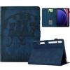 For Samsung Galaxy Tab S9 Case Cats Imprinted PU Leather Card Slots Tablet Cover