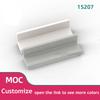 100PCS MOC 15207 30413 43337 1x4x1 Wall Panel Brick Building Blocks Parts DIY Educational Tech Parts Toys