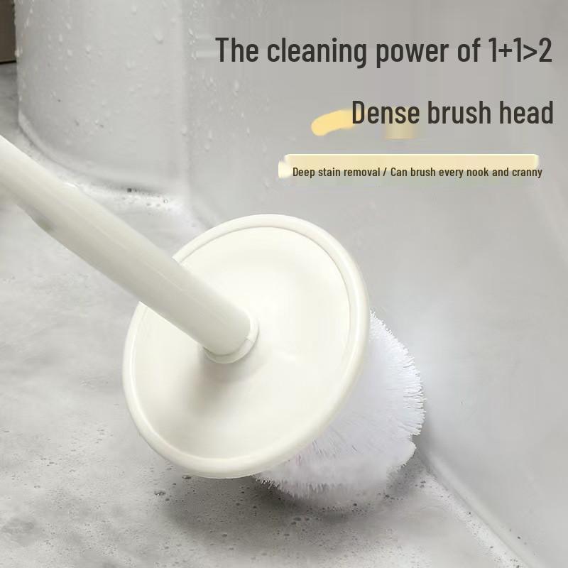 Wandmontiertes Toilettenbürsten-Set ohne tote Winkel