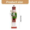 Personalized Nutcrackers Figurine Stylish Festival Figure Nutcrackers Ornament Wood Table and Shelf Decors