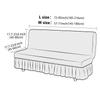 Sofa Cover All-Inclusive Slipcover for Armless Folding Lazy Sofa Bed, Fits Any Sofa Perfectly Universal Style Thick and Spandex