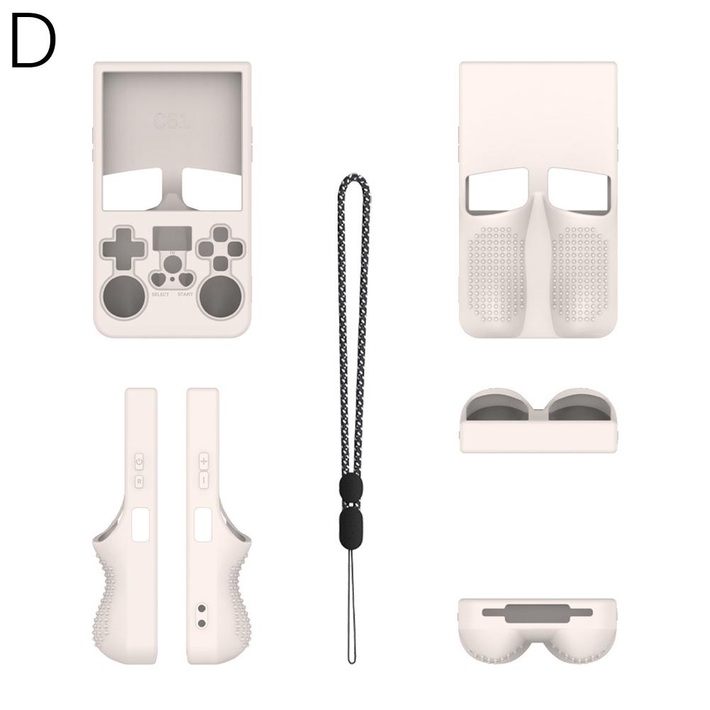 

For R36Max Handheld Game Console Silicone Case Anti-Scratch Protective Cover Soft Shell Shockproof Gaming Accessorie білий