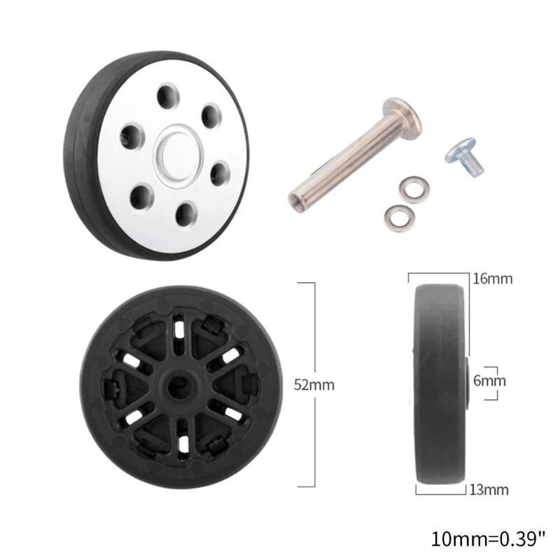 Mute Luggage Suitcase Replacement Wheels Wear-Resistant Suitcase Wheels Luggage Suitcase Wheels Suitcase Spinner Wheels