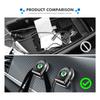 FFRP2 For Skoda Car Hook Organizer Storage Hanger USB Cable Headphone Key Storage Adhesive Hooks Fabia Kamiq Superb Scala Enyaq-iV MK3