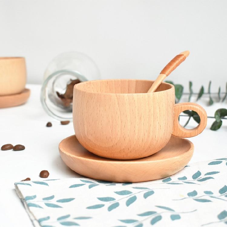 Holzmilchbecher Küchenwasserbecher Outdoor-Teereisebecher Perfekte Geschenke für Freunde