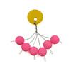 6Pcs/Set Float Stopper Glow Float Buoy Fishing Bobber Stoppers for Trout Fishing Tackle Floating Stops Connectors