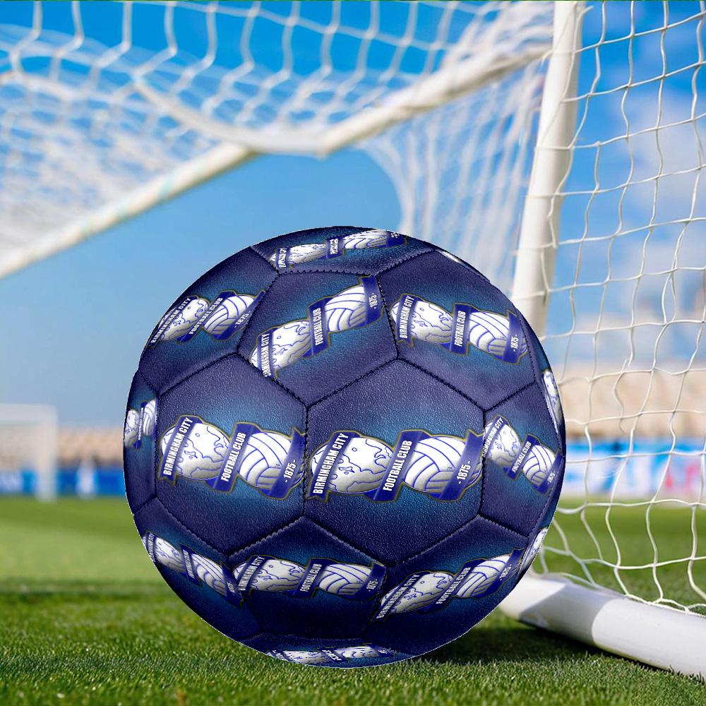 Crystal Fc Crest Printed Size 5 Soccer Balls, Anti-Slip, Protective Football, Outdoor Sport, a Unique Gift Suitable for him/her, Birthday