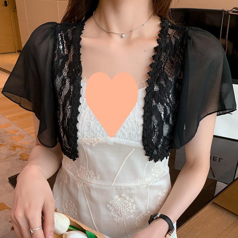 Women's Versatile Chiffon Shawl Jacket - Ultra-thin Sun Protection Cardigan for Spring/Summer 2022