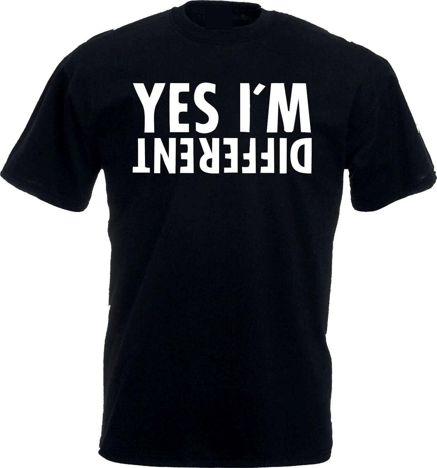 Yes I m Different T-Shirt, Be Different Mens Shirt, Funny Mens Tee, Gift For Him S